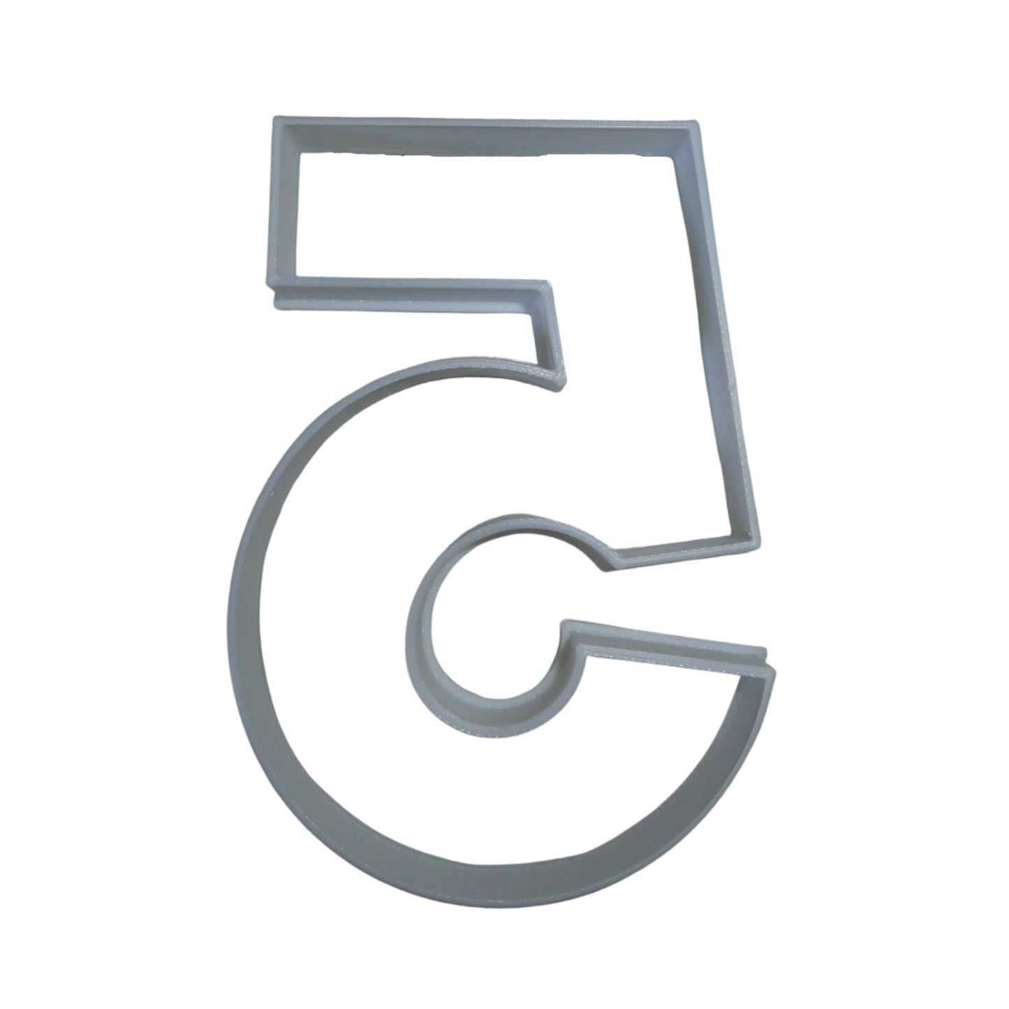 Number Five 5 Birthday Anniversary Large Size 4" Cookie Cutter USA PR3805