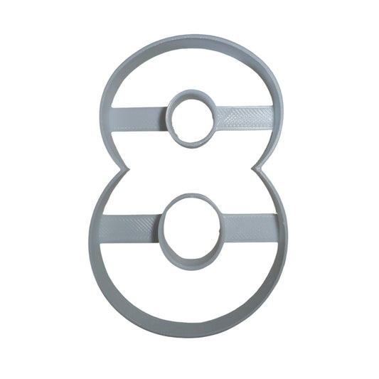 Number Eight 8 Birthday Anniversary Large Size 4" Cookie Cutter USA PR3808