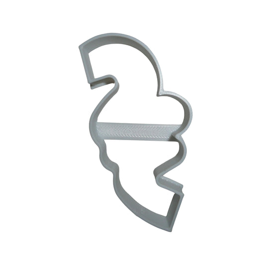 Confetti Swirl Streamer Outline Birthday Wedding Cookie Cutter USA PR3829