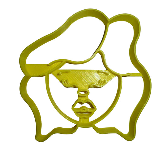 Detailed Sarah Face Hocus Pocus Halloween Movie Cookie Cutter USA PR3885