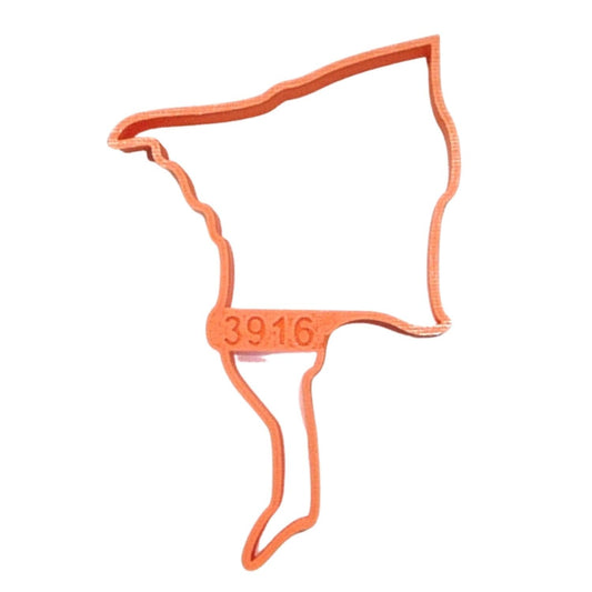 Ciales Puerto Rico Municipality Outline Cookie Cutter Made In USA PR3916