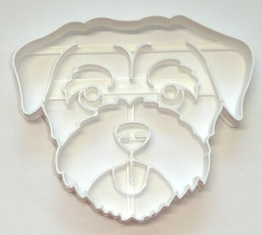 Border Terrier Dog Face Detailed High Energy Breed Cookie Cutter USA PR4024
