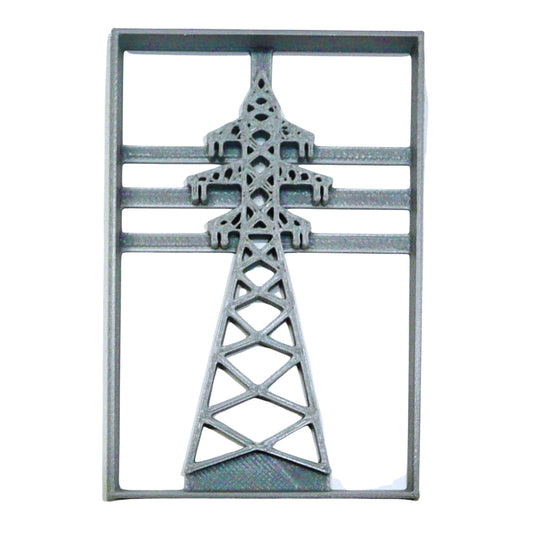 Transmission Tower Electricity Overhead Power Lines Cookie Cutter USA PR4045