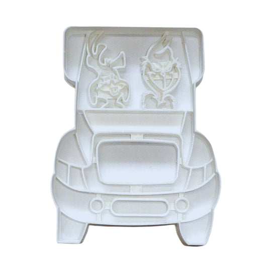 Bucket Truck Grinch Christmas Lineman Construction Cookie Cutter USA PR4053