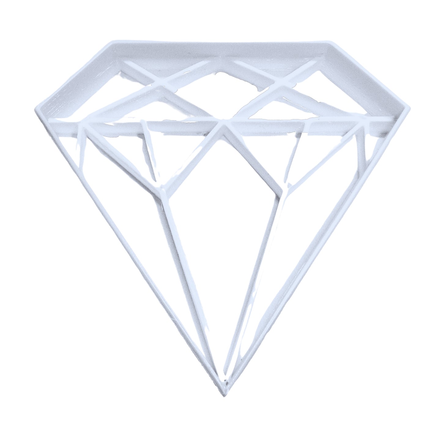 Diamond Rock Stone Engagement Wedding Bridal Shower Cookie Cutter USA PR406