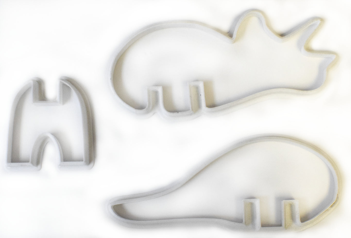 3D Triceratops Dinosaur Dino 3 Piece Set Cookie Cutter Made in USA PR408