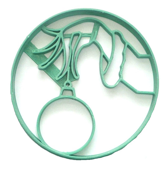 The Grinch Hand Holding Christmas Ornament Cookie Cutter USA PR4106