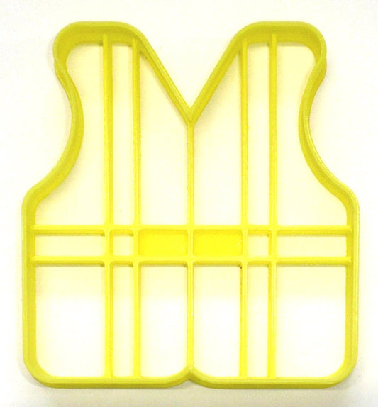 Construction Vest or Life Jacket Safety Wear Cookie Cutter USA PR4107