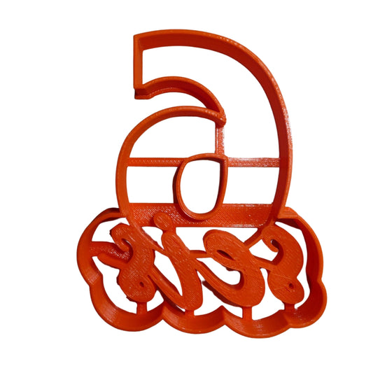 Spanish Number Seis 6 With Word Cookie Cutter Cortador De Galletas USA PR4126