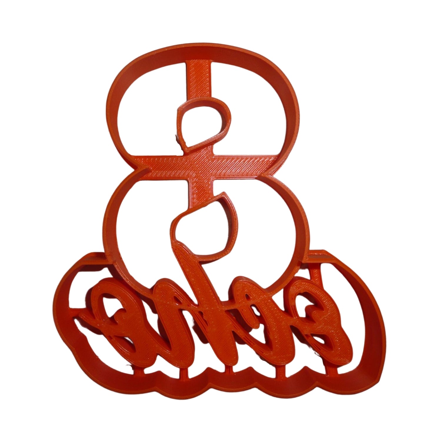 Spanish Number Ocho 8 With Word Cookie Cutter Cortador De Galletas USA PR4128