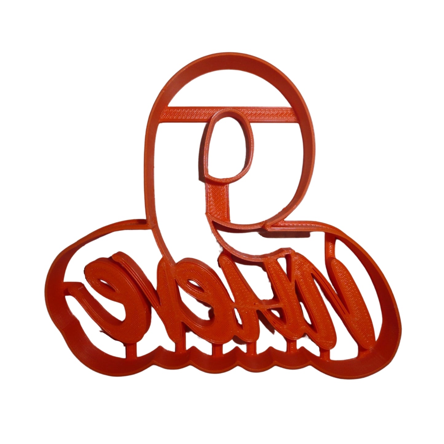 Spanish Number Nueve 9 With Word Cookie Cutter Cortador De Galletas USA PR4129