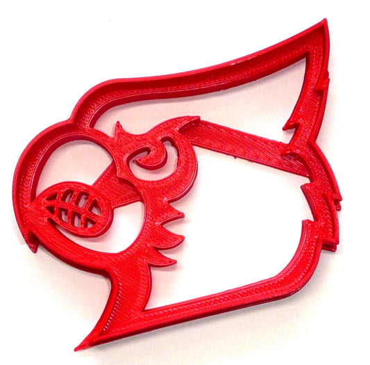 University of Louisville Cardinal Head Face Cookie Cutter USA PR4154