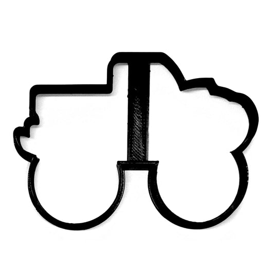 Monster Truck Outline Oversized Tires Heavy Duty Cookie Cutter USA PR4170