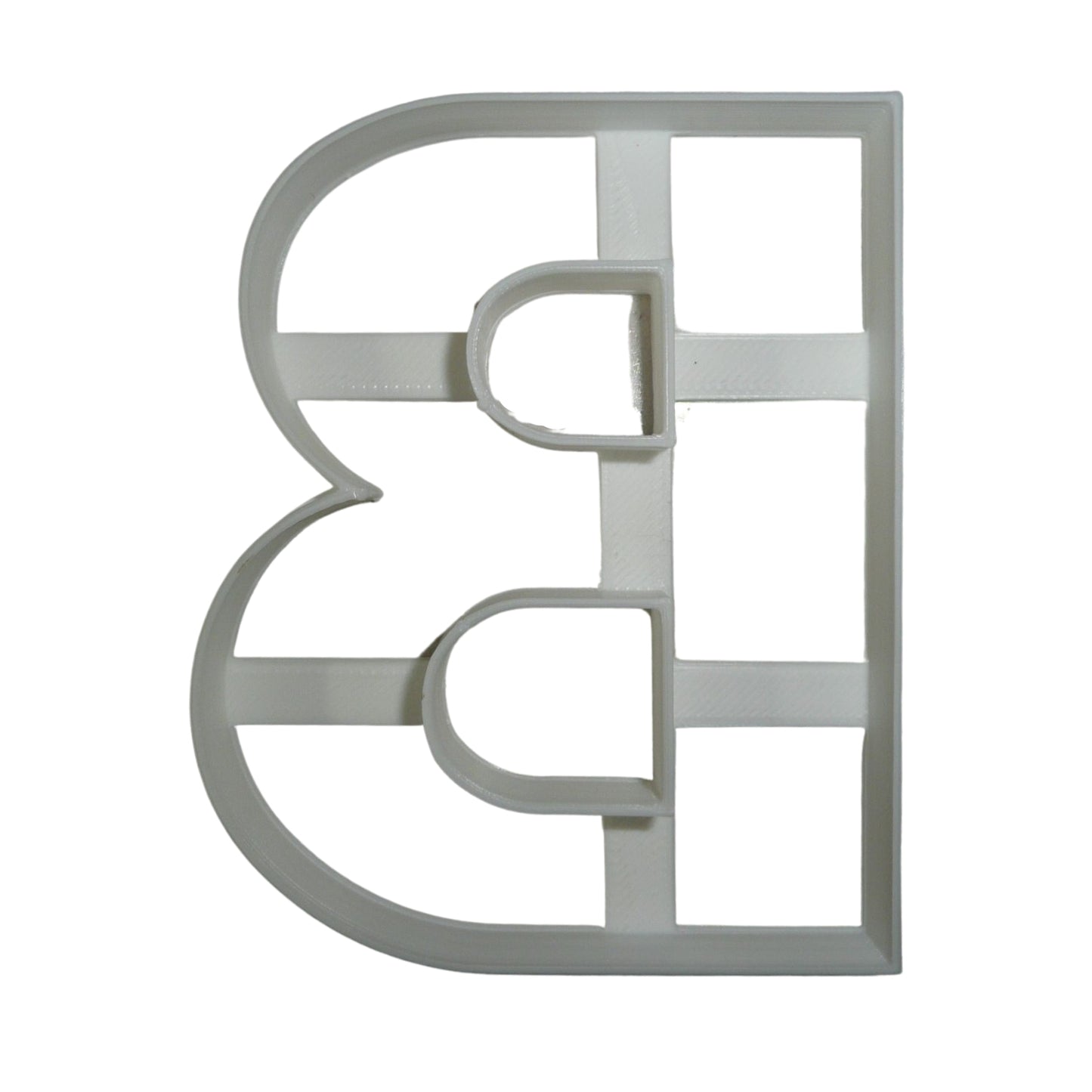 Letter B 4 Inch Uppercase Capital Block Font Cookie Cutter USA PR4215