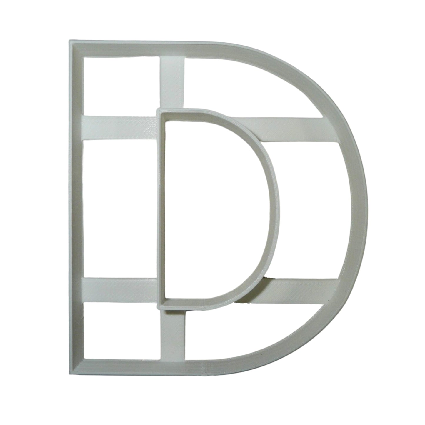 Letter D 4 Inch Uppercase Capital Block Font Cookie Cutter USA PR4217
