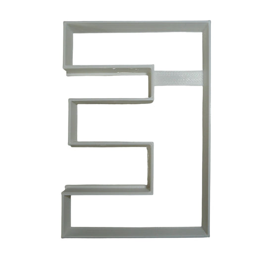 Letter E 4 Inch Uppercase Capital Block Font Cookie Cutter USA PR4218