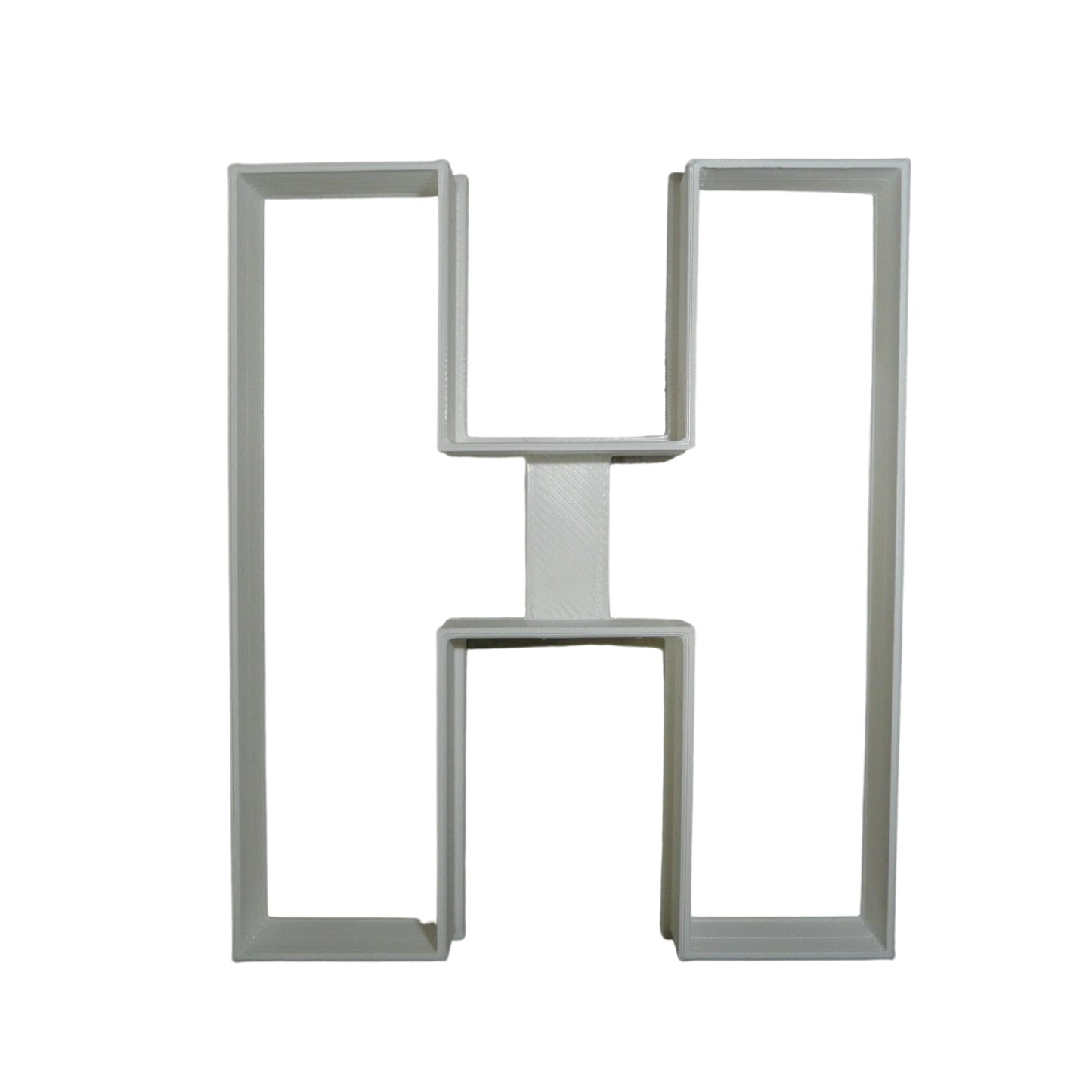 Letter H 4 Inch Uppercase Capital Block Font Cookie Cutter USA PR4221