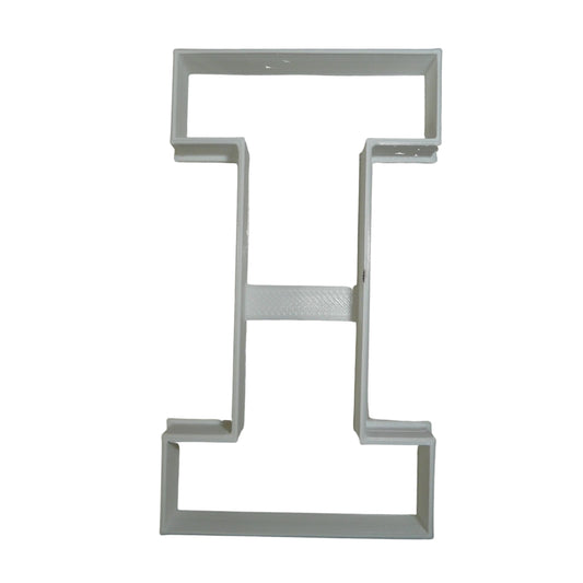 Letter I 4 Inch Uppercase Capital Block Font Cookie Cutter USA PR4222