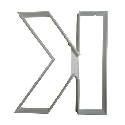 Letter K 4 Inch Uppercase Capital Block Font Cookie Cutter USA PR4224