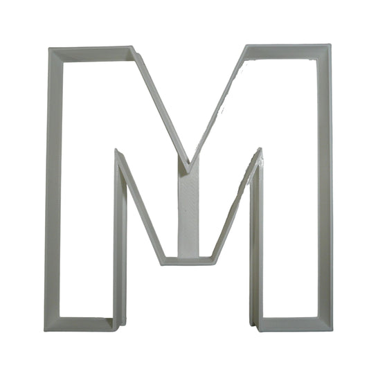 Letter M 4 Inch Uppercase Capital Block Font Cookie Cutter USA PR4226