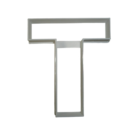 Letter T 4 Inch Uppercase Capital Block Font Cookie Cutter USA PR4233