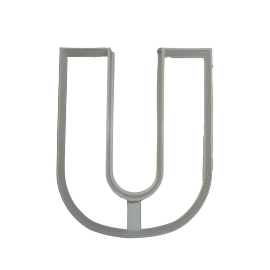 Letter U 4 Inch Uppercase Capital Block Font Cookie Cutter USA PR4234