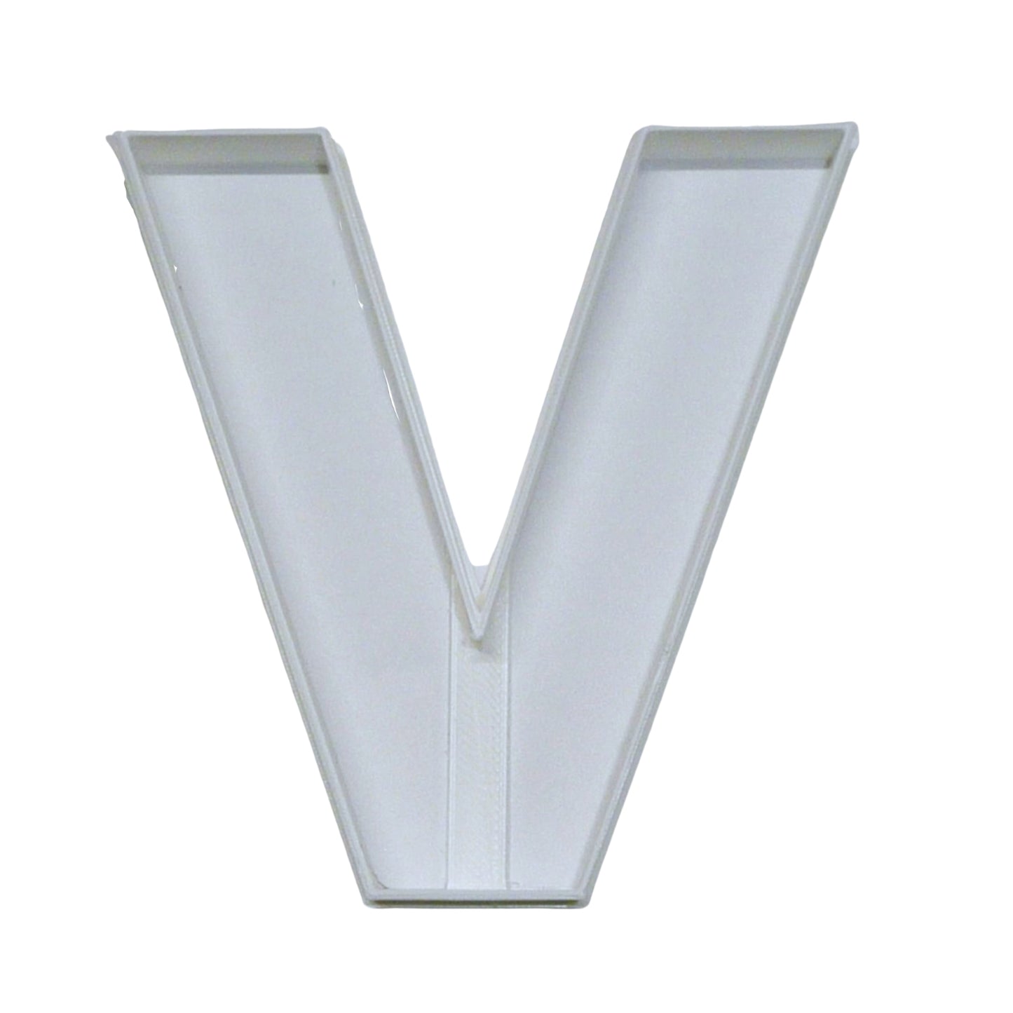 Letter V 4 Inch Uppercase Capital Block Font Cookie Cutter USA PR4235