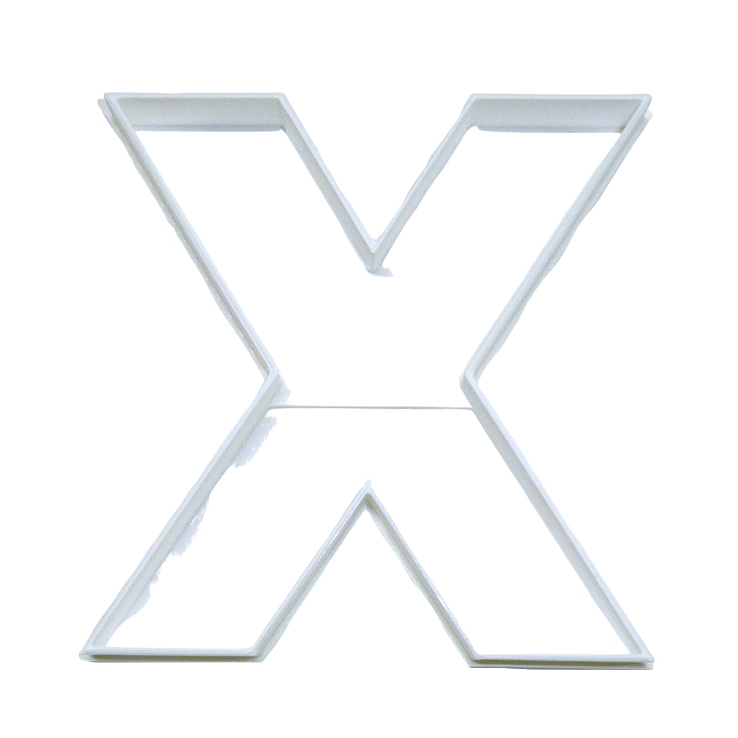 Letter X 4 Inch Uppercase Capital Block Font Cookie Cutter USA PR4237