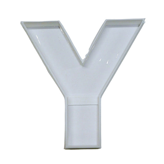 Letter Y 4 Inch Uppercase Capital Block Font Cookie Cutter USA PR4238