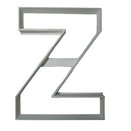 Letter Z 4 Inch Uppercase Capital Block Font Cookie Cutter USA PR4239