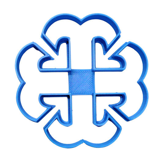 French Cross Outline 3.5 Inch Sacred Religious Symbol Cookie Cutter USA PR4242