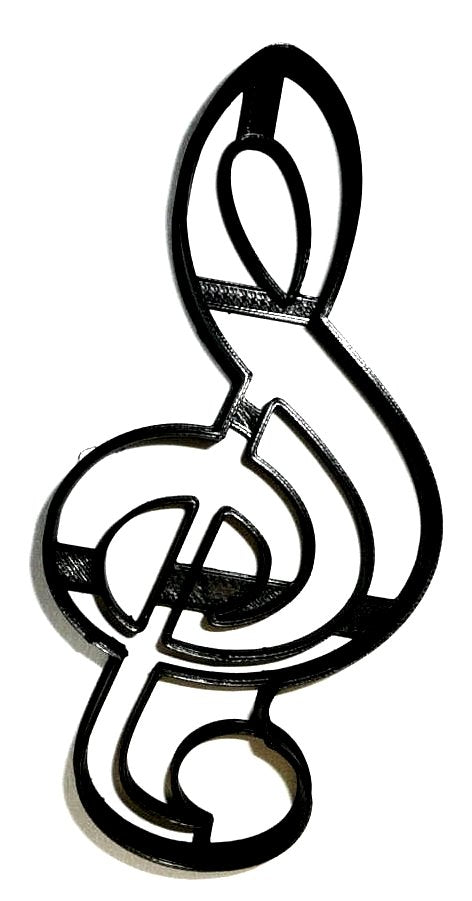 Treble Clef Note Music Musical Notation Cookie Cutter Made in USA PR4369