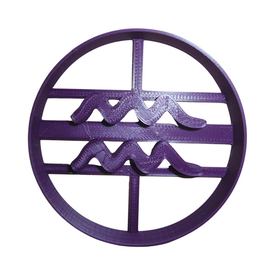 Aquarius Zodiac Sign Astrology Horoscope Symbol Cookie Cutter USA PR4389