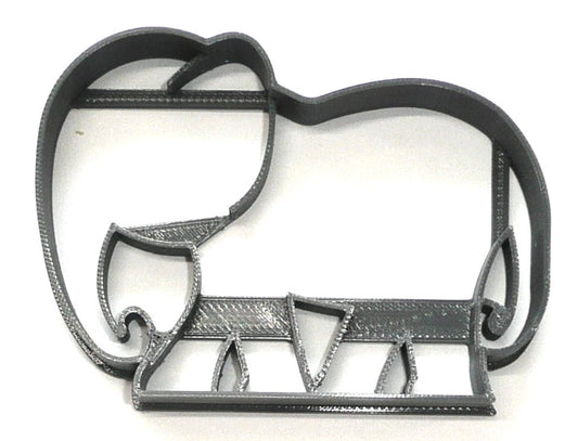 Elephant Large Mammal Side View Cookie Cutter Made in USA PR4398