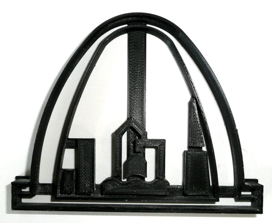 St Louis Gateway Arch Missouri Tourist Landmark Cookie Cutter Made in USA PR4413