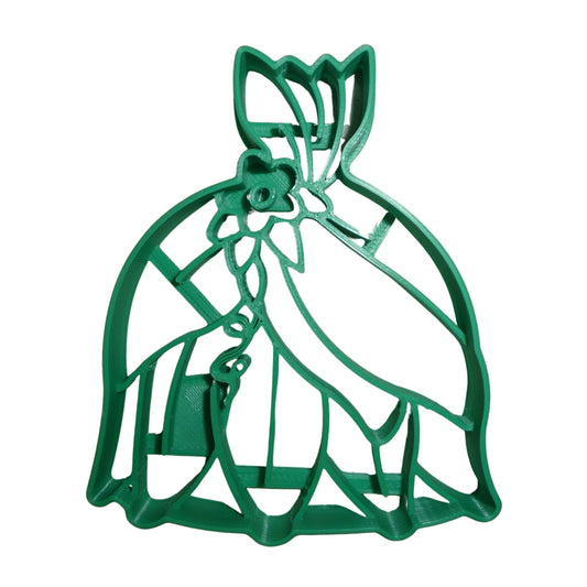 Princess Tiana Dress Movie Character Cookie Cutter Made in USA PR4414