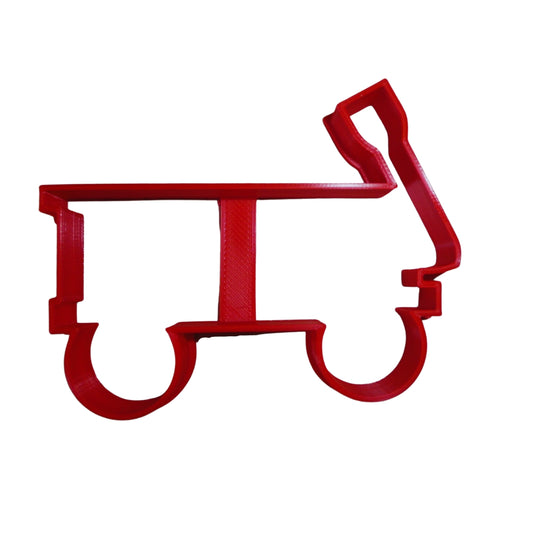 Wagon Pull Transport Four Wheel Cart Cookie Cutter Made in USA PR4426