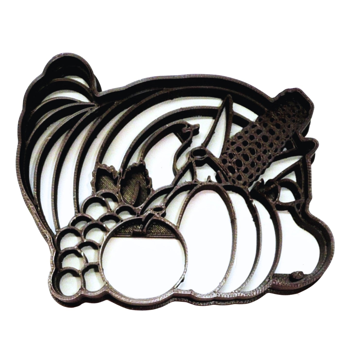 Cornucopia Horn Thanksgiving Fall Season Cookie Cutter USA PR4431