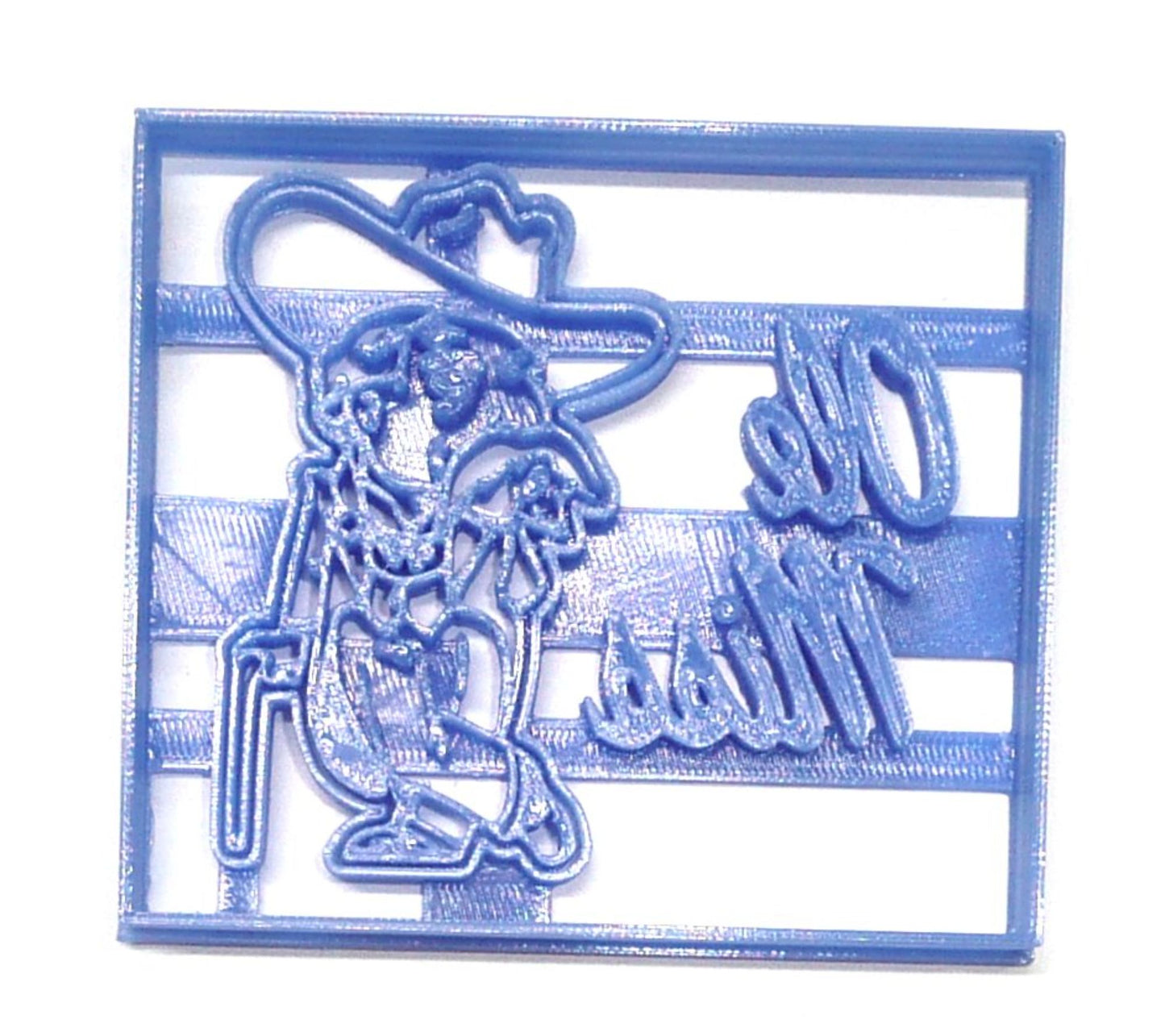 Ole Miss with Colonel Reb Mississippi Cookie Cutter USA PR4515