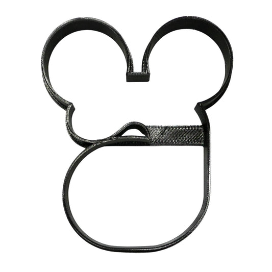 Mickey Mouse Themed Number Six 6 Outline Cookie Cutter Made In USA PR4586