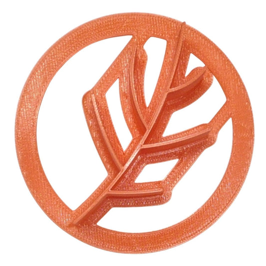 Fall Leaf Design Concha Cutter Mexican Sweet Bread Stamp USA Made PR4623