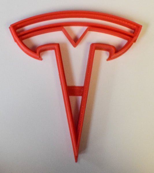 Tesla Brand Symbol Luxury Electric Vehicle Car Cookie Cutter Made in USA PR483