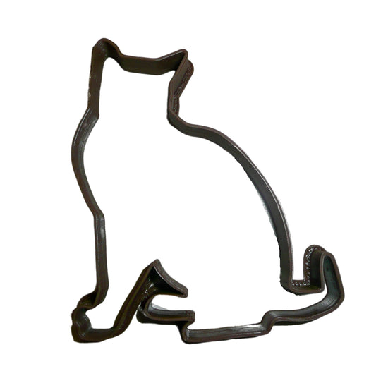 Cat Kitty Feline Sitting Pet Animal Special Occasion Cookie Cutter USA PR525