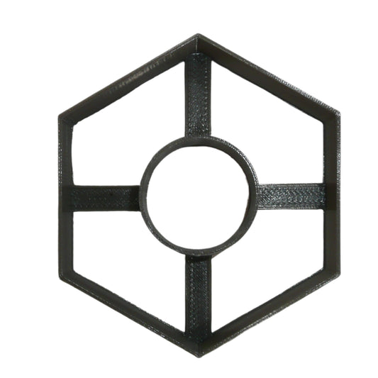 Nut Shape Detailed Construction Theme Cookie Cutter Made In USA PR5267