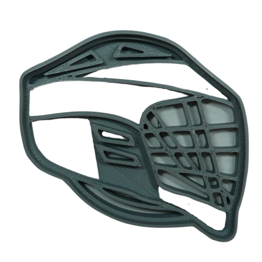 Lacrosse Helmet Side View Sports Cookie Cutter Made In USA PR5384