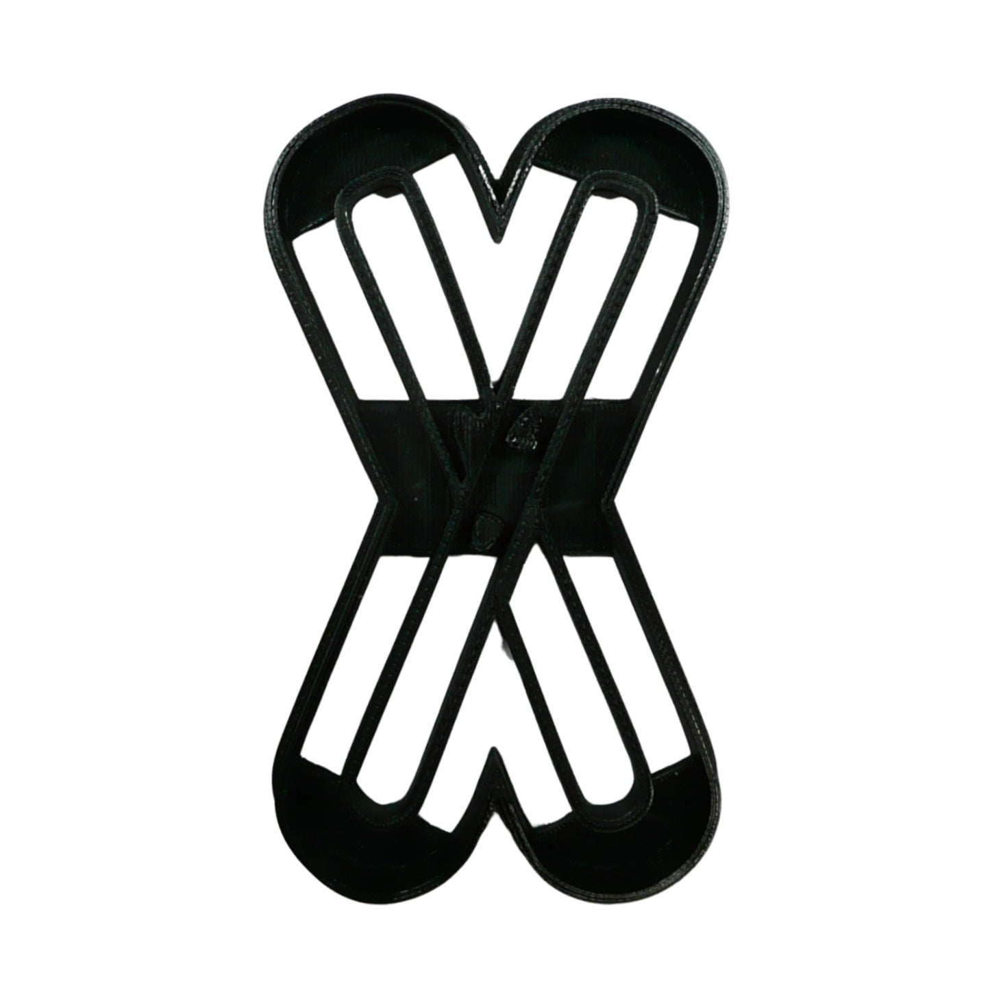 Set Of Skis Water Snow Skiing Sports Cookie Cutter Made In USA PR5403