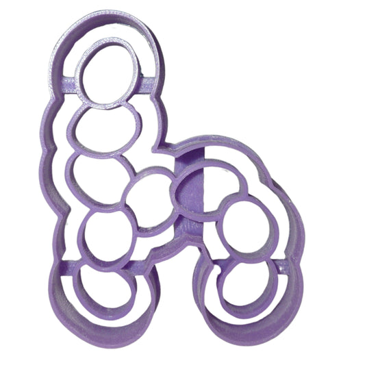 Easter Themed Letter H With Eggs Cookie Cutter Made In USA PR5492