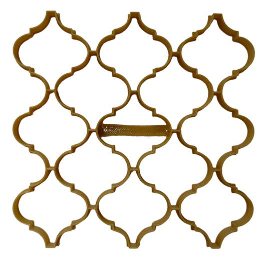 Arabesque Tile 2.25 Inch X 13 Multi Cookie Cutter Made In USA PR5534