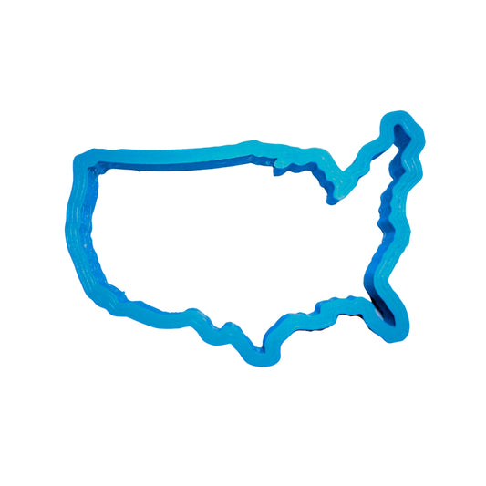 United States Of America Map Shape Outline Cookie Cutter Made in USA PR563