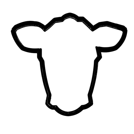 Cow Cattle Head Farm Animal Livestock Cookie Cutter Made in USA PR588